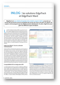 traçabilité des produits sanguins labiles : des solutions logicielles, Edgetrack et Edgetrack ward