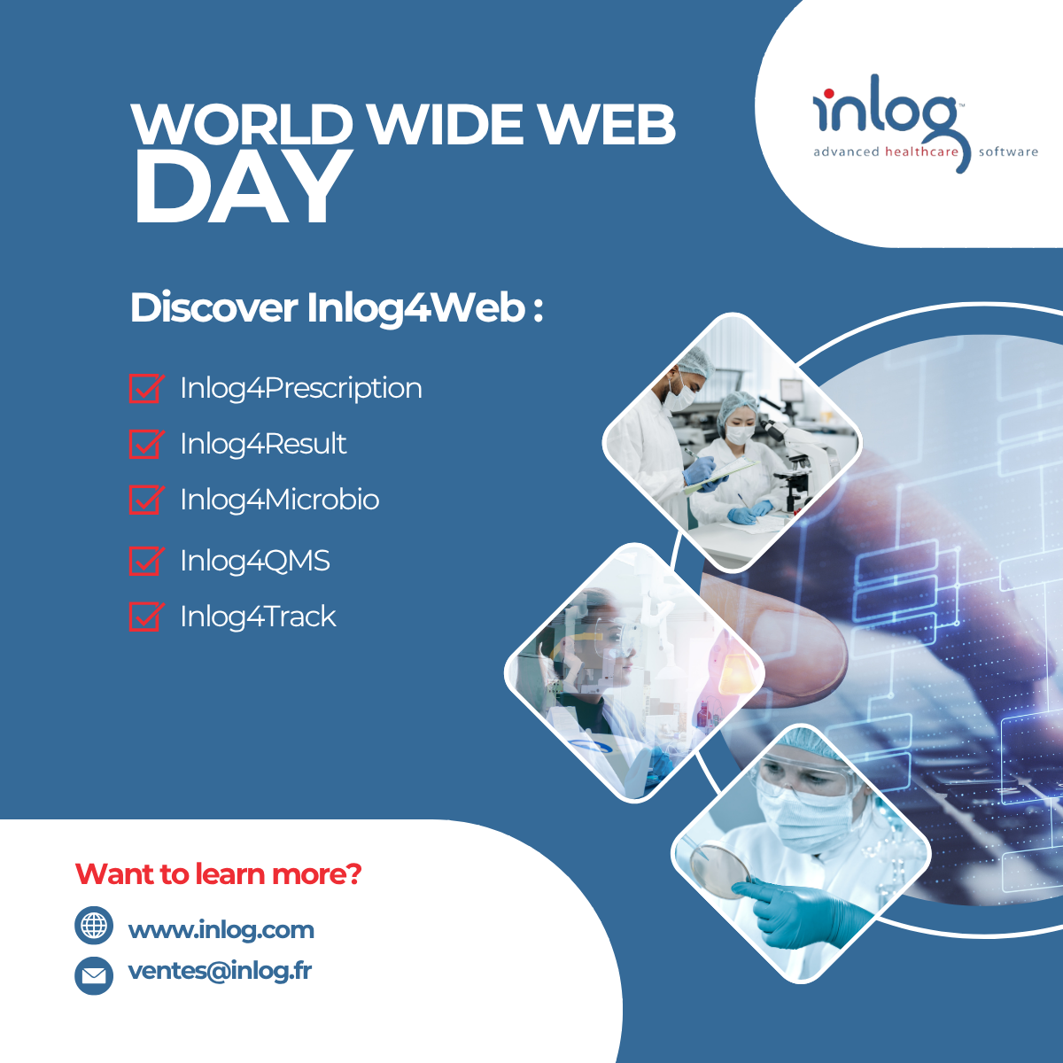 π World Wide Web Day β Empowering healthcare through digital innovation with Inlog