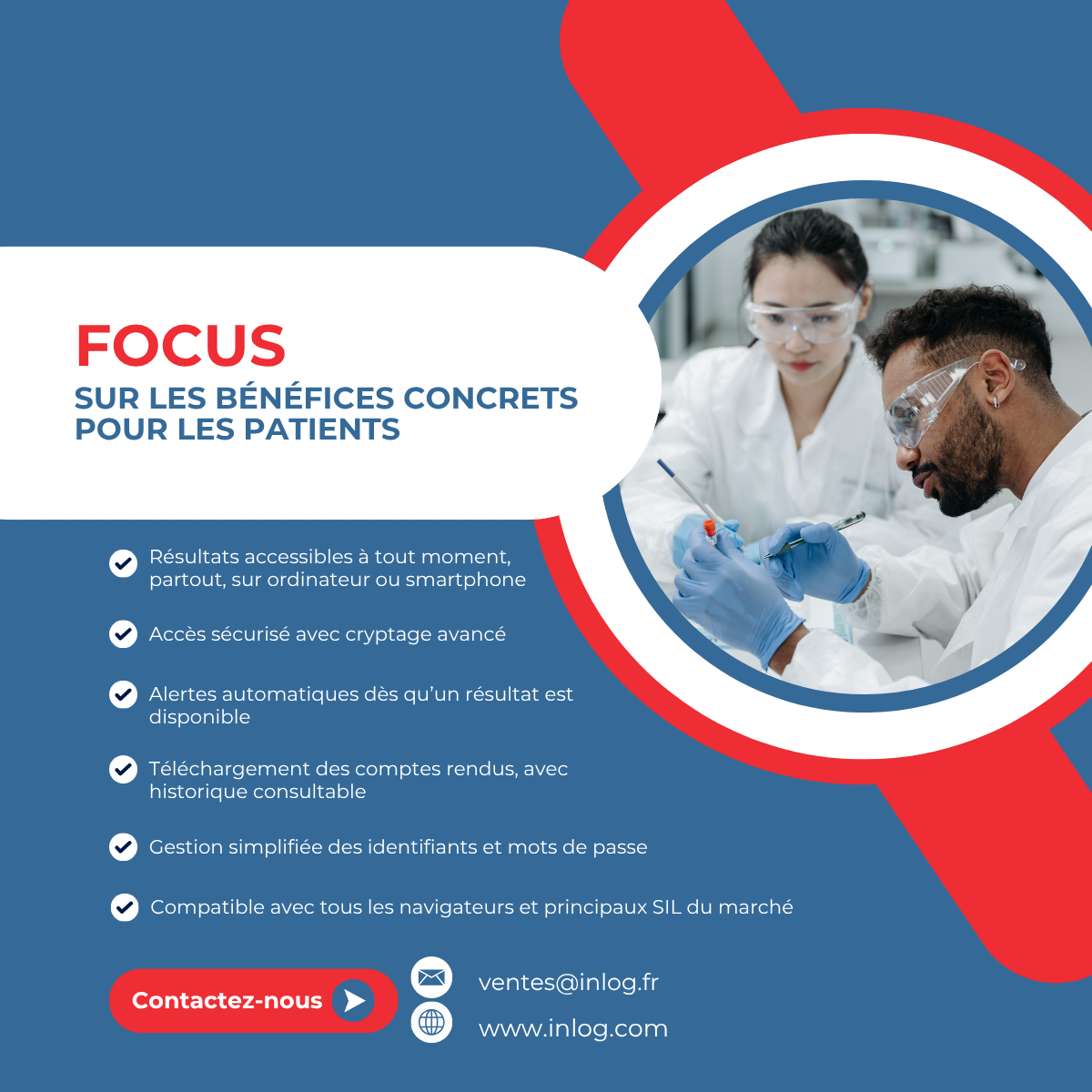 🚀 Focus sur les bénéfices concrets pour les patients