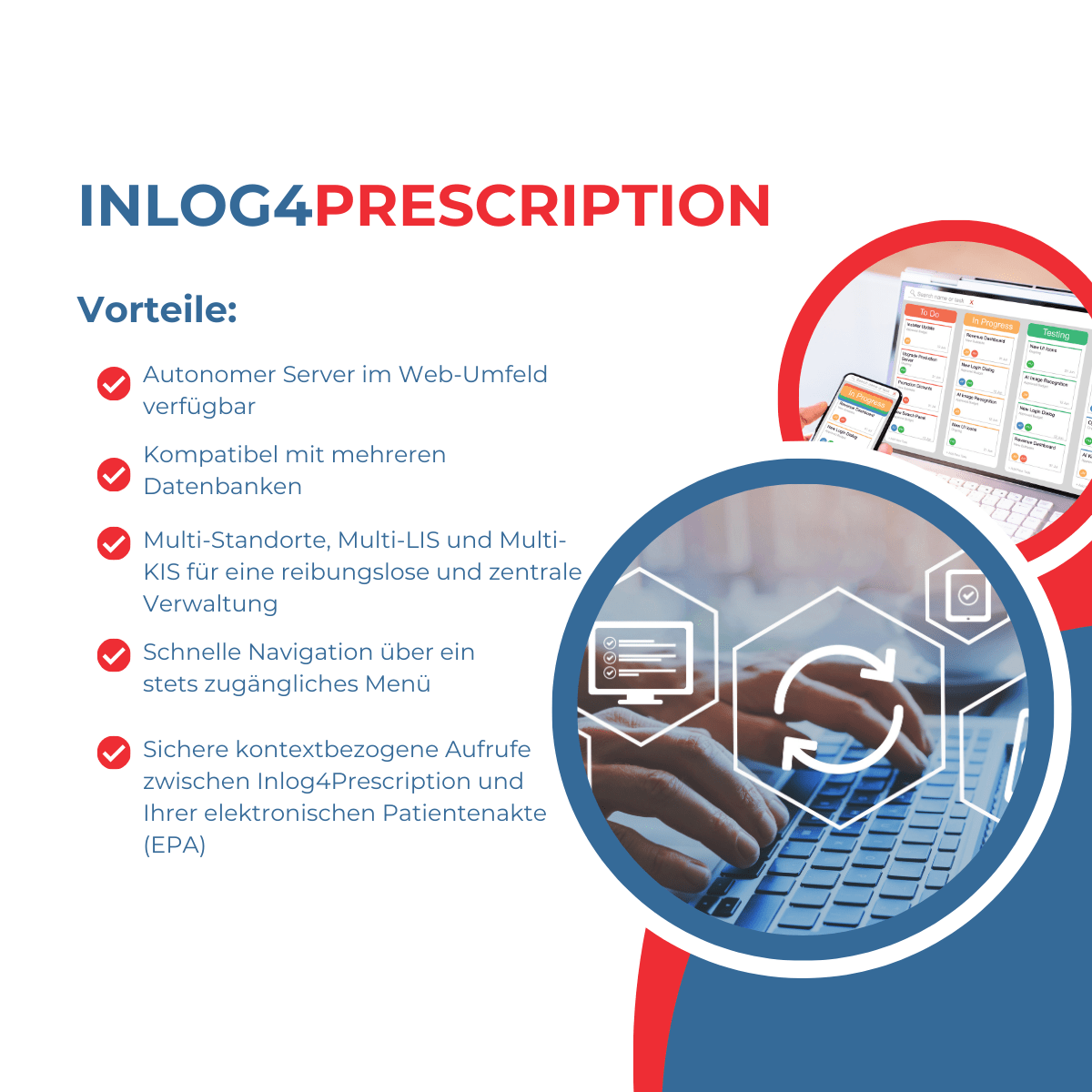 Inlog4Prescription, Die Softwarelösung für Verschreibungen im Transfusionsumfeld