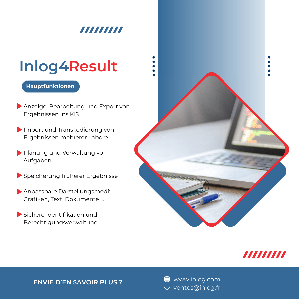 Inlog4Result: Eine umfassende und sichere Softwarelösung