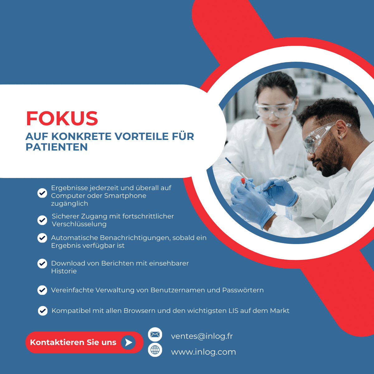 Fokus auf konkrete Vorteile für Patienten