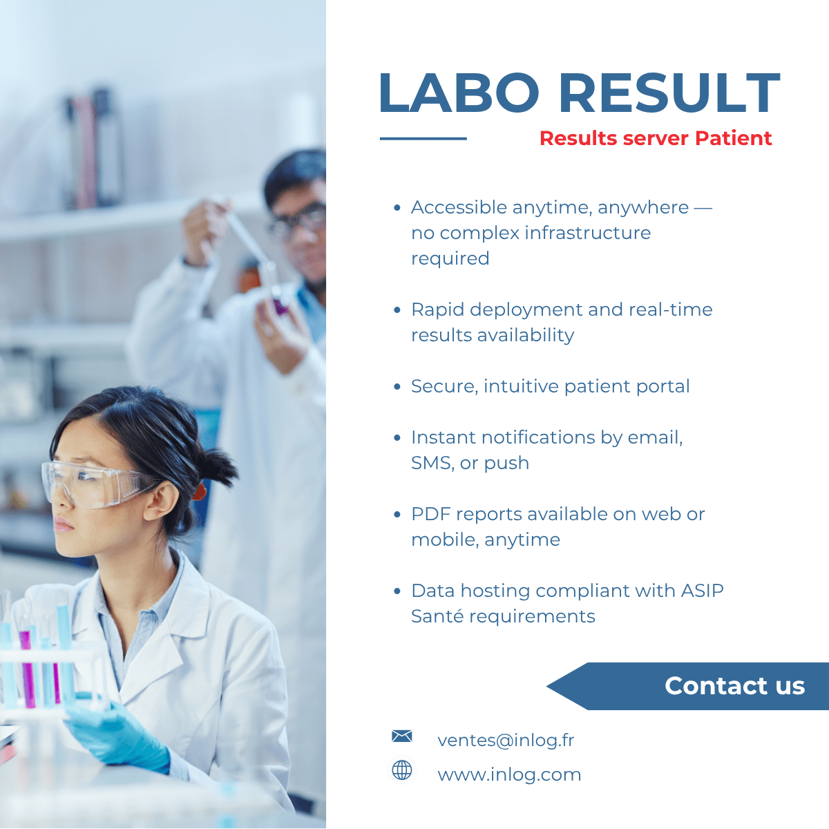 Medical Results: Faster, Safer, More Accessible with Labo RESULT