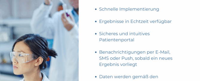 Medizinische Ergebnisse: schneller, sicherer, zugänglicher mit Labo RESULT