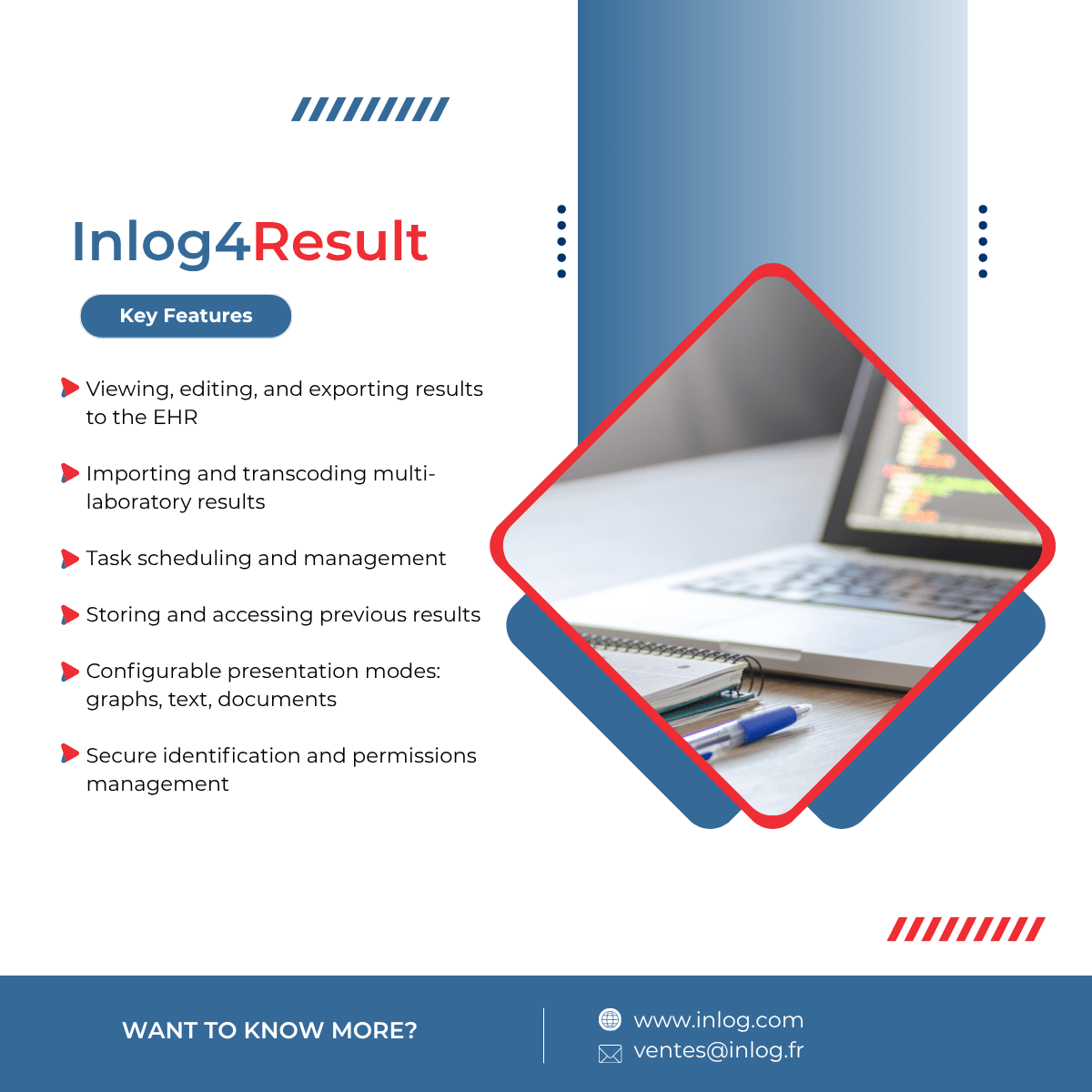 Inlog4Result: A Comprehensive and Secure Solution for Laboratory Results