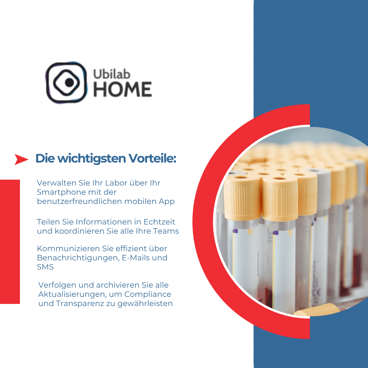 Ubilab Home, Ihr digitales Entnahmehandbuch
