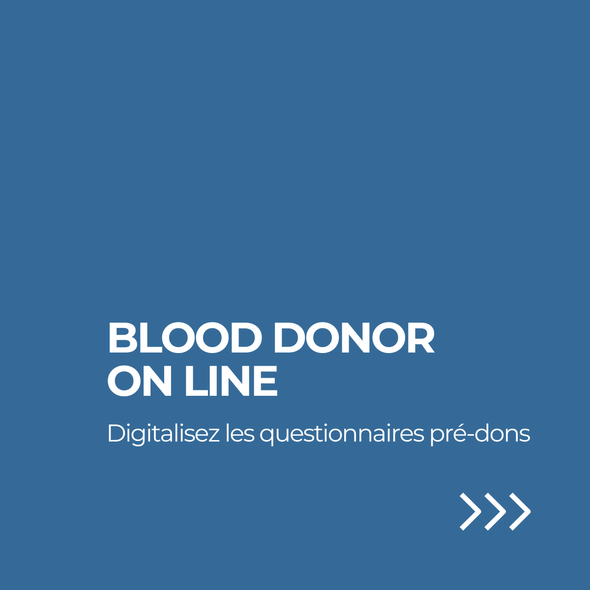 Découvrez comment Blood Donor On Line transforme l'expérience pré-don et facilite la gestion des collectes.