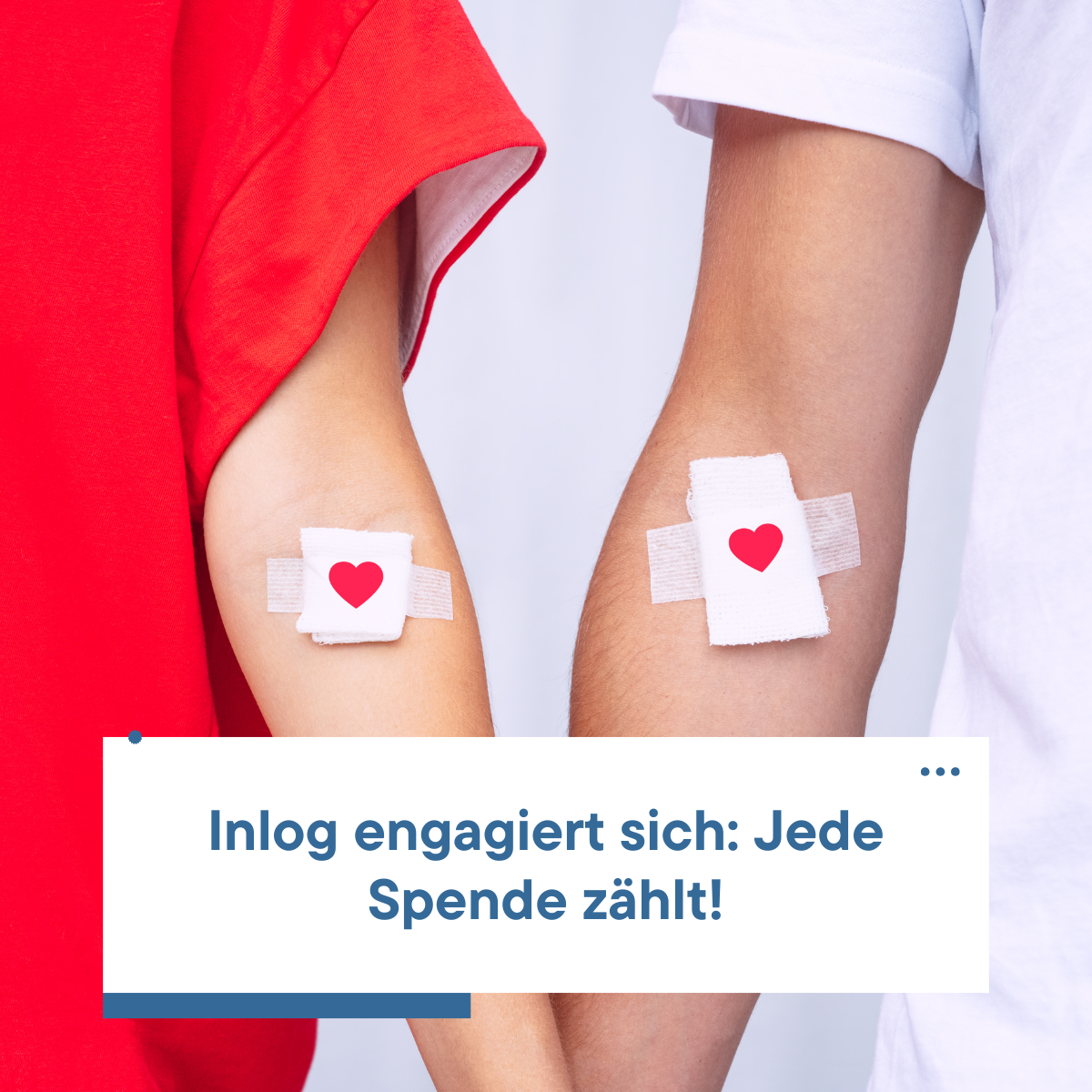 Inlog unterstützt die Blutspende: Unsere Mitarbeitenden sind engagiert!