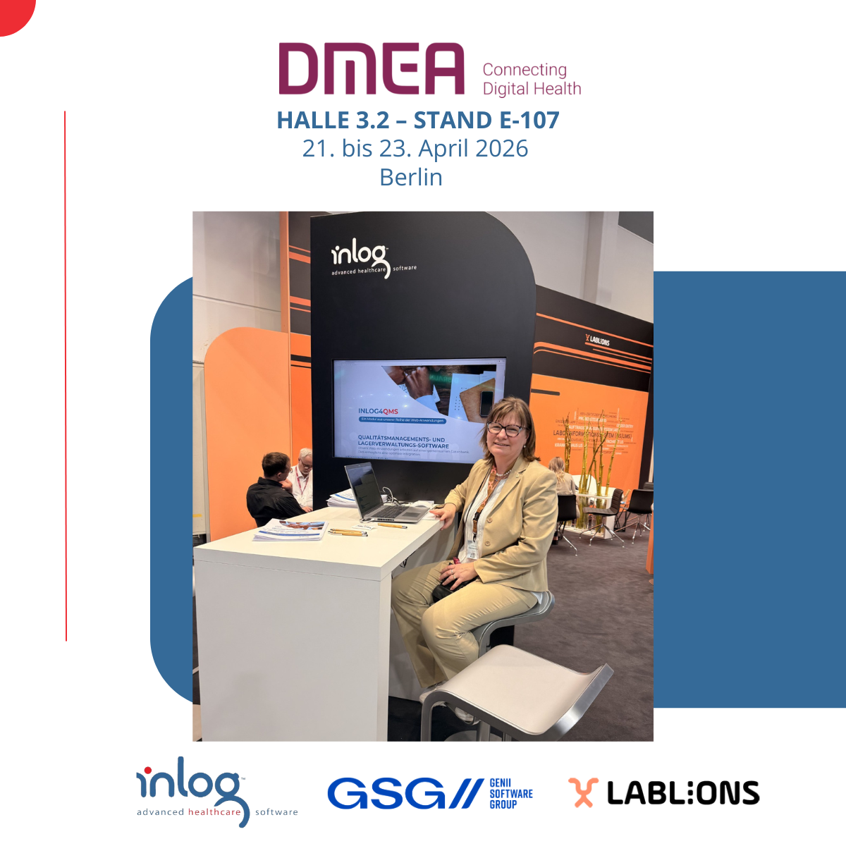 📍 DMEA 2026 – Tag 2: Wir sind weiterhin voll dabei!