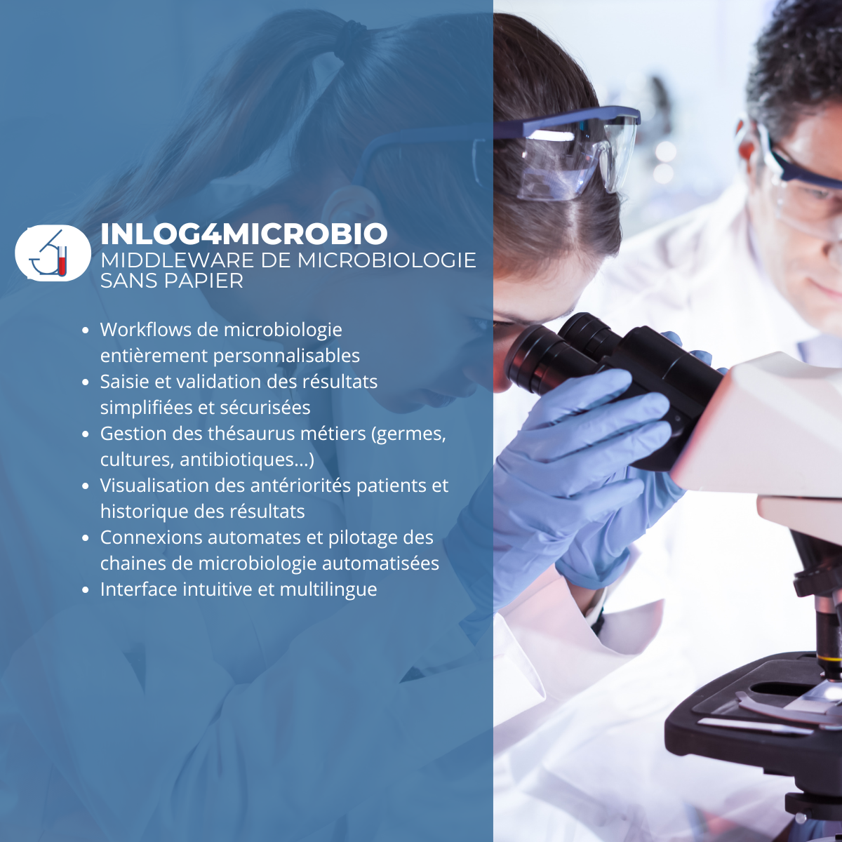 Un middleware pensé pour les réalités du laboratoire de microbiologie