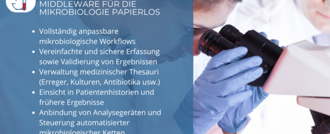 Eine Middleware, die auf die Realitäten des mikrobiologischen Labors zugeschnitten ist