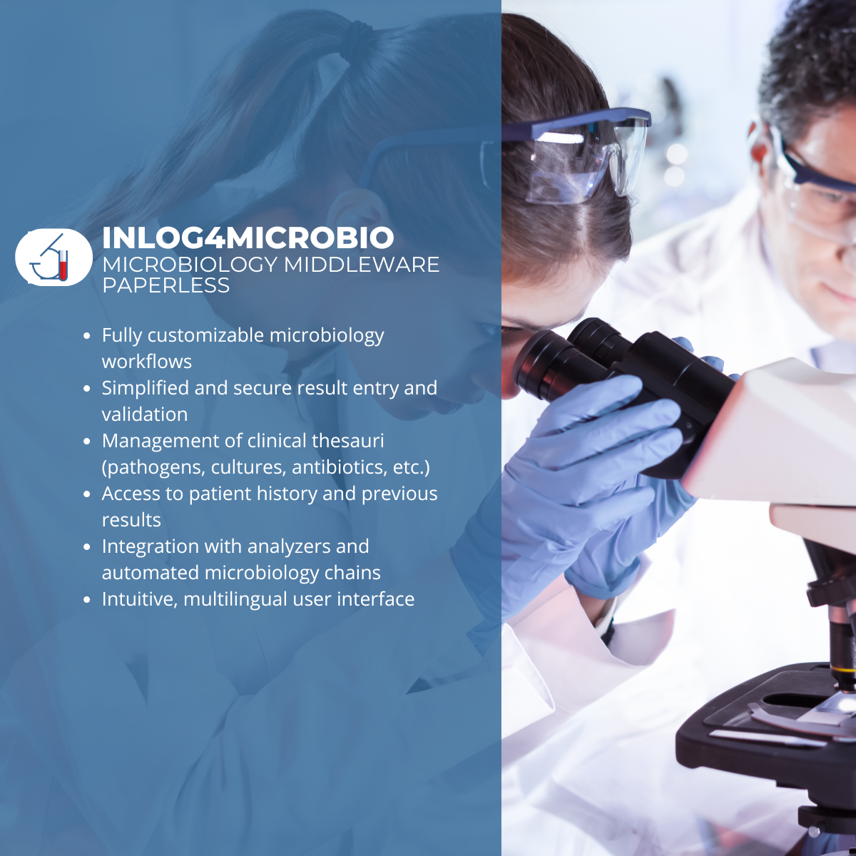 A middleware designed for the realities of microbiology laboratories