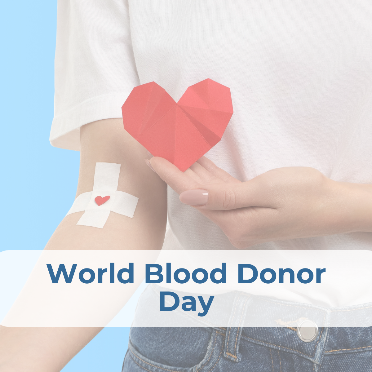A blood donation takes only a few minutes