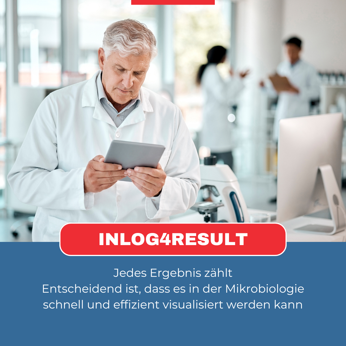 Jedes Ergebnis zählt. Entscheidend ist, dass es in der Mikrobiologie schnell und effizient visualisiert werden kann