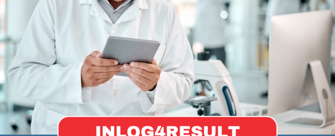 A healthcare professional looking at a tablet.