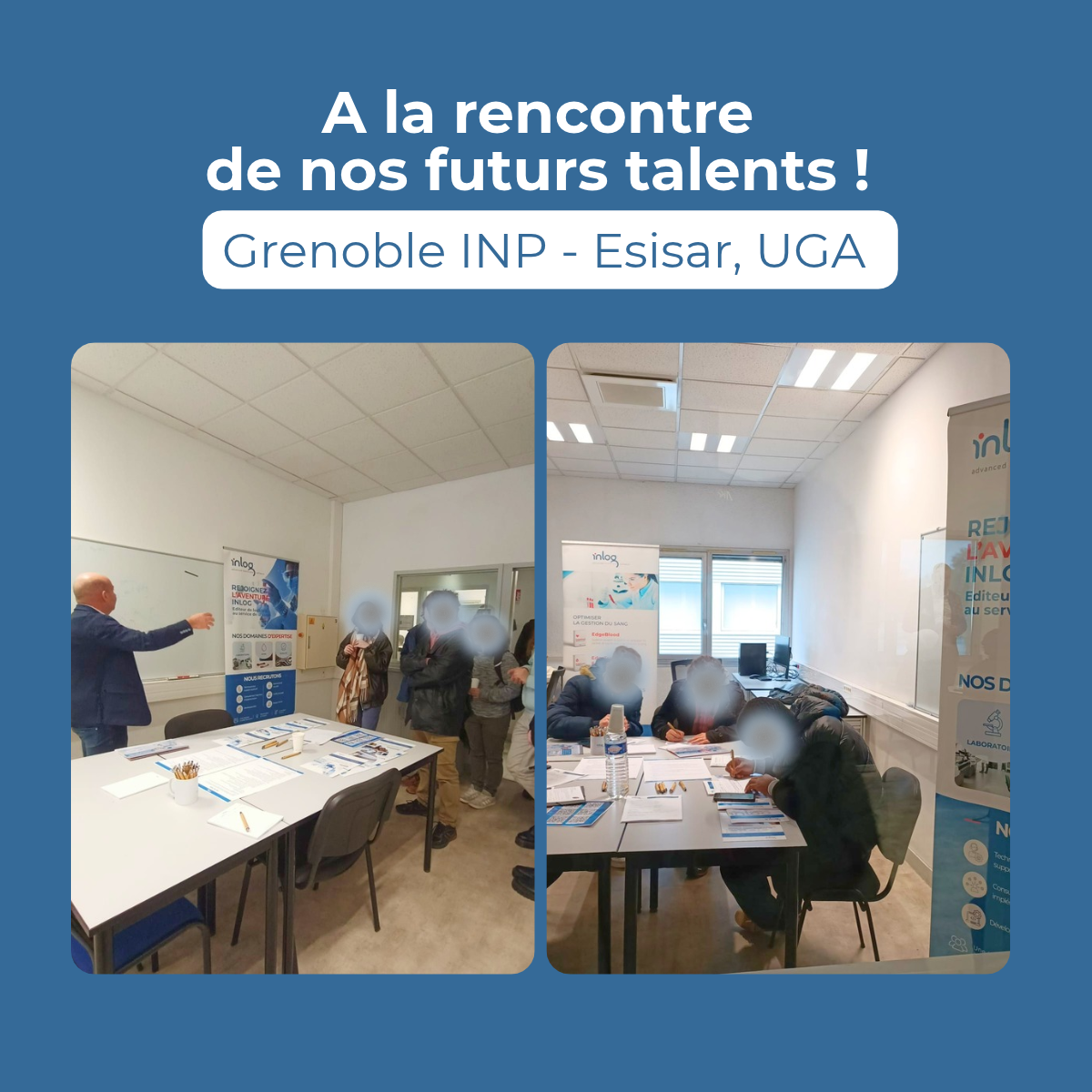 Montage photos du stand Inlog au forum
